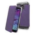 Etui folio luxe Muvit pour Samsung Note 4 violet