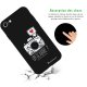 Coque iPhone 7/8 Silicone Liquide Douce noir Un sourire Ecriture Tendance et Design La Coque Francaise