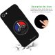 Coque iPhone 7/8 Silicone Liquide Douce noir Ca gazz Ecriture Tendance et Design La Coque Francaise