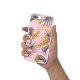 Coque iPhone 7 Plus/ 8 Plus silicone transparente Feuilles de palmier rose ultra resistant Protection housse Motif Ecriture Tendance La Coque Francaise