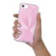 Coque iPhone 7/8/ iPhone SE 2020 anti-choc souple angles renforcés transparente Rose géométrique La Coque Francaise.