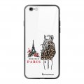 Coque en verre trempé iPhone 6 Plus / 6S Plus Fashion Girl à Paris Ecriture Tendance et Design La Coque Francaise.