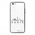 Coque en verre trempé iPhone 6 Plus / 6S Plus Skyline Paris Ecriture Tendance et Design La Coque Francaise.