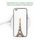 Coque en verre trempé iPhone 6 Plus / 6S Plus Tour Eiffel Art Déco Ecriture Tendance et Design La Coque Francaise.