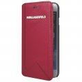 Karl Lagerfeld Etui Folio Classic Rouge Pour Apple Iphone 6+/6s+**