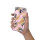 Coque Samsung Galaxy S9 Plus anti-choc souple angles renforcés transparente Feuilles de palmier rose La Coque Francaise.