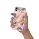 Coque iPhone Xs Max silicone transparente Feuilles de palmier rose ultra resistant Protection housse Motif Ecriture Tendance La Coque Francaise