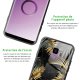 Coque en verre trempé Samsung Galaxy S9 Feuilles de Palmier Noir Ecriture Tendance et Design La Coque Francaise.