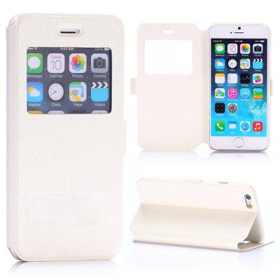 Etui livre fenêtre blanc pour Apple iPhone 6