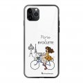 Coque en verre trempé iPhone 11 Pro Max Paris à Bicyclette Ecriture Tendance et Design La Coque Francaise.