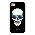 Coque SkullGlass Bleu by Moxie pour iPhone 4/4S