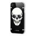 Coque Plexi SkullGlass Blanche pour iPhone 4/4S