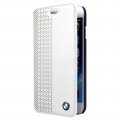 Bmw Etui Folio Perforated Cuir Blanc Apple Iphone 6/6s**