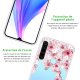 Coque Xiaomi Redmi Note 8 T silicone transparente Cerisier ultra resistant Protection housse Motif Ecriture Tendance Evetane