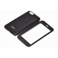 Etui folio Gear4 fenetre tactile noir et film en verre trempé pour iPhone 6 Plus
