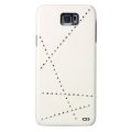Coque blanche Laserlight série Bling Ring pour Samsung Galaxy S6
