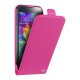 Etui à rabat rose série Full color pour Samsung Galaxy S6