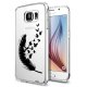 Coque crystal Plume pour Samsung Galaxy S6