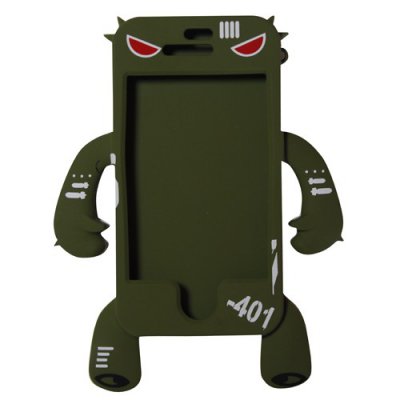 Yettide Coque Silicone Army Tank series iPhone 4/4S