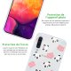 Coque Samsung Galaxy A50 silicone transparente Tête de Panda ultra resistant Protection housse Motif Ecriture Tendance Evetane