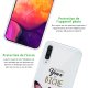 Coque Samsung Galaxy A50 silicone transparente Yeux De Biche ultra resistant Protection housse Motif Ecriture Tendance Evetane
