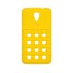 Coque Damier Wiko jaune pour Wiko Bloom