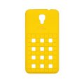 Coque Damier Wiko jaune pour Wiko Bloom