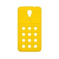 Coque Damier Wiko jaune pour Wiko Bloom