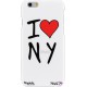 Coque rigide blanche Hihihi I love Normandy pour Apple iPhone 6