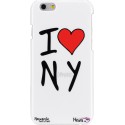 Coque rigide blanche Hihihi I love Normandy pour Apple iPhone 6