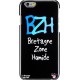 Coque rigide Hihihi Bretagne Zone Humide noire pour Apple iPhone 6