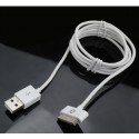 Muvit Cable de charge USB Apple 30pin 2.1A 1.2M blanc
