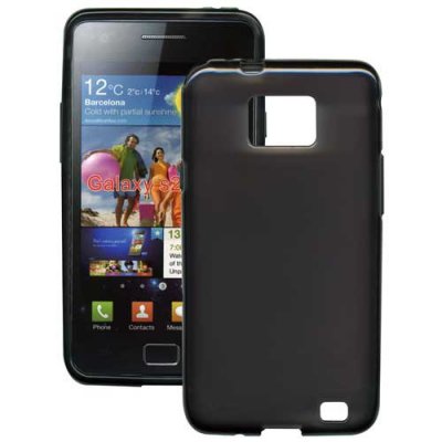 Coque TPU noire souple Swiss Charger pour Samsung Galaxy SII I9100