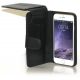 Etui livre Portefeuille stand noir pour Apple iPhone 6 Plus
