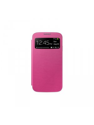 Etui livre avec fenêtre rose fushia pour Samsung Galaxy S5 Mini