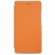 Etui Mocca flip case orange pour Wiko Ridge Fab 4G