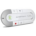 Kit mains-libres Bluetooth stéréo Supertooth Buddy blanc