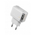 Chargeur de voyage Mfi Double Usb 2000ma + Cable pour Apple iPhone 5/5S