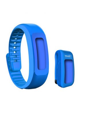 My Coach tracker bracelet et clip ceinture bleu