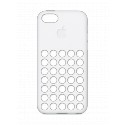 Coque silicone Apple blanche pour Apple iPhone 5C