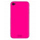 Autocollant + Coque fluo pink pour Apple iPhone 4/4S
