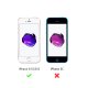 Coque iPhone 5/5S/SE anti-choc souple angles renforcés transparente Lys violettes Evetane.