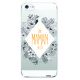 Coque Crystal une Maman en Or pour iPhone 5/5S