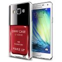 Coque Samsung Galaxy Grand Prime rigide transparente Vernis Rouge Dessin Evetane