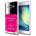 Coque Samsung Galaxy Grand Prime rigide transparente Vernis Rose Dessin Evetane