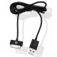 Muvit Cable de charge USB Apple 30pin 2.1A 1.2M noir