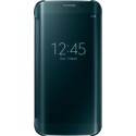 Etui Folio Samsung Clear View Cover bleu pour Samsung Galaxy S6 Edge