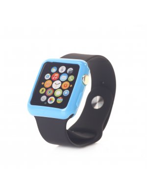 Bumper silicone bleu pour Apple Watch 38mm