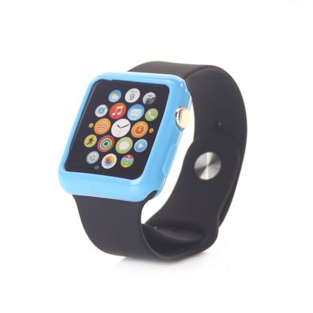 Bumper silicone bleu pour Apple Watch 38mm