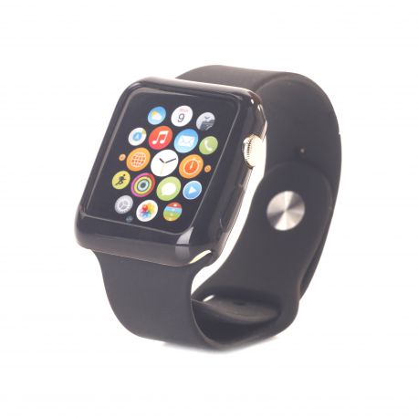 Bumper silicone noir pour Apple Watch 38mm